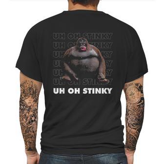 Uh Oh Stinky Poop Meme Mens Back Print T-shirt | Favorety AU