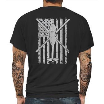 Uh60 Black Hawk Military Helicopter Patriotic Flag Mens Back Print T-shirt | Favorety CA