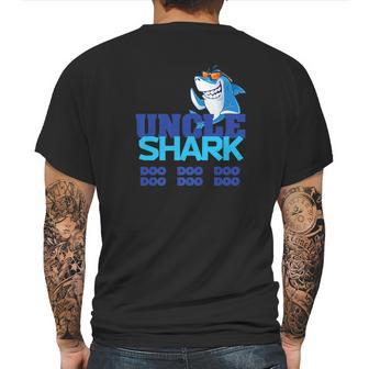 Uncle Shark Doo Doo Doo Hilarous Uncle Gif Mens Back Print T-shirt | Favorety CA