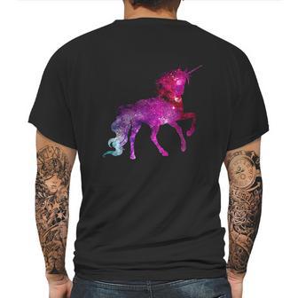 Unicorn Galaxy Squad Girls Funny Galactic Space Gift Mens Back Print T-shirt | Favorety CA