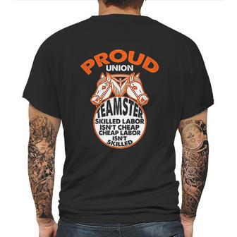 Union Teamster Mens Back Print T-shirt | Favorety UK