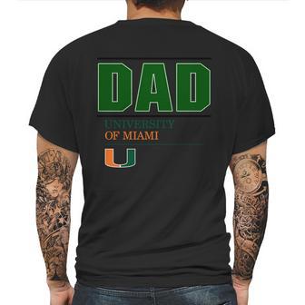 University Of Miami Proud Dad Parents Day 2020 Mens Back Print T-shirt | Favorety AU