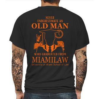 University Of Miami School Of Law Mens Back Print T-shirt | Favorety AU