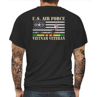 Men Us Air Force Vietnam Veteran Usaf Veterans Day Flag Mens Back Print T-shirt | Favorety AU