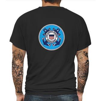 Us Coast Guard Auxiliary Homeland Security Patch Mens Back Print T-shirt | Favorety