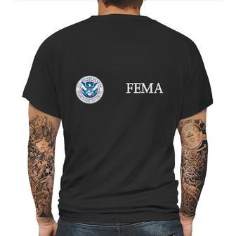 Us Homeland Security Fema Mens Back Print T-shirt | Favorety CA