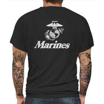 Us Marines Usmc Marine Corps Mens Back Print T-shirt | Favorety AU