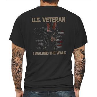 US Veteran I Walked The Walk Impression 2022 Gift Mens Back Print T-shirt | Favorety CA