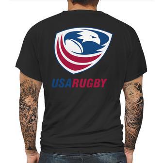 Usa Rugby Mens Back Print T-shirt | Favorety