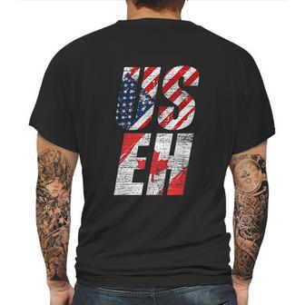 Useh Canadian Flag American Usa 4Th Of July Canada Mens Back Print T-shirt | Favorety AU