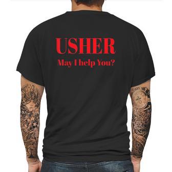 Usher May I Help You Mens Back Print T-shirt | Favorety DE