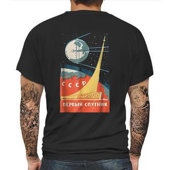 Ussr Vintage Communist Ussr Space Mens Back Print T-shirt | Favorety AU