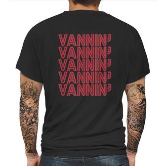 Vannin Retro Red Mens Back Print T-shirt | Favorety AU