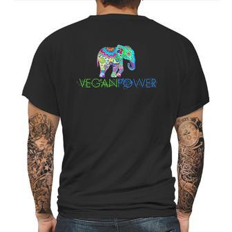 Vegan Power Vegan Vegan Activism Vegan Mens Back Print T-shirt | Favorety CA