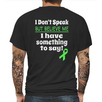 Verbal Awareness Cerebral Palsy Brain Damage Awareness Mens Back Print T-shirt | Favorety UK