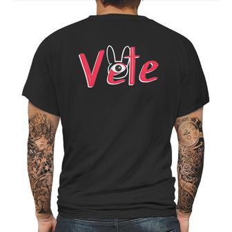 Vete One Eye Mens Back Print T-shirt | Favorety