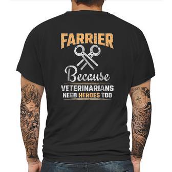 Veterinarians Need Heroes Mens Back Print T-shirt | Favorety UK