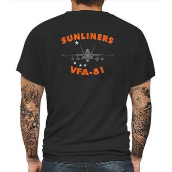 Vfa 81 Sunliners Strike Fighter Squadron Mens Back Print T-shirt | Favorety UK