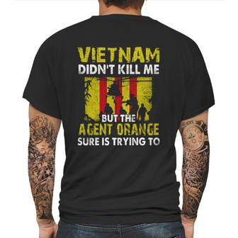 Vietnam Didnt Kill Me But The Agent Is Trying Aesthetic Gift 2022 Mens Back Print T-shirt | Favorety