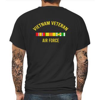 Vietnam Veteran Airforce Award Ribbon Bar Cool Soldier Gift Pullover Hoodie Mens Back Print T-shirt | Favorety