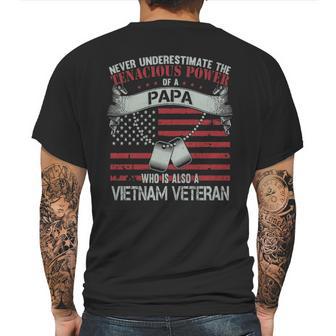 Vietnam Veteran Dad V2 Mens Back Print T-shirt | Favorety CA