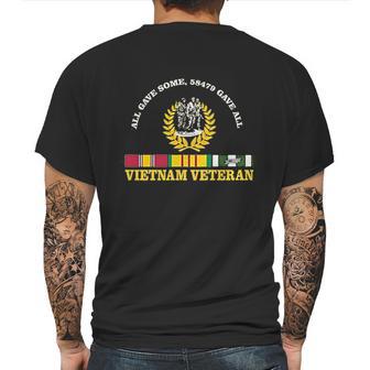 Vietnam Veteran All Gave Some 58479 Gave All Mens Back Print T-shirt | Favorety UK