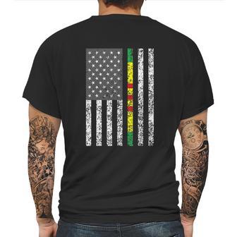 Vietnam Veteran Us Flag Vietnam Service Ribbon Graphic Design Printed Casual Daily Basic Mens Back Print T-shirt | Favorety CA