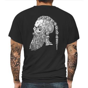 Viking Of Rifles Mens Back Print T-shirt | Favorety