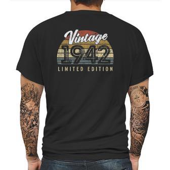 Vintage 1942 Limited Edition 80 Years Old 80Th Birthday Mens Back Print T-shirt | Favorety AU