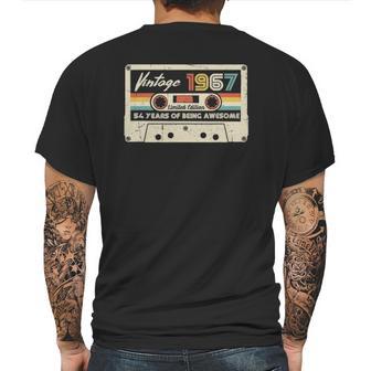 Vintage 1967 Retro Cassette 55Th Birthday 55 Years Old Mens Back Print T-shirt | Favorety AU