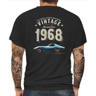 Vintage 1968 Corvette Mens Back Print T-shirt | Favorety DE