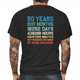 Vintage 1969 52Th Birthday 52 Yrs Old 600 Months Mens Back Print T-shirt | Favorety AU