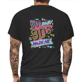 Vintage 1980S 80S Baby 1990S 90S Made Me Retro Nostalgia Mens Back Print T-shirt | Favorety AU