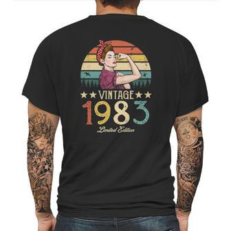 Vintage 1983 Limited Edition 1983 39Th Birthday 39 Years Old Mens Back Print T-shirt | Favorety