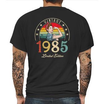 Vintage 1985 Limited Edition 1985 37Th Birthday 37 Years Old Mens Back Print T-shirt | Favorety