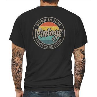 Vintage 47 Birthday 47Th Bday Tee Retro 47 Years Old Mens Back Print T-shirt | Favorety UK