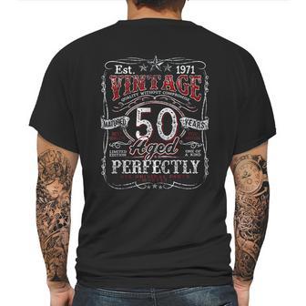 Vintage 51St Birthday 1971 Born In 1971 Gift Mens Back Print T-shirt | Favorety