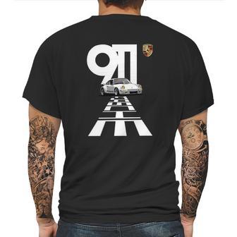 Vintage 911 Porsche Racing Car Mens Back Print T-shirt | Favorety UK