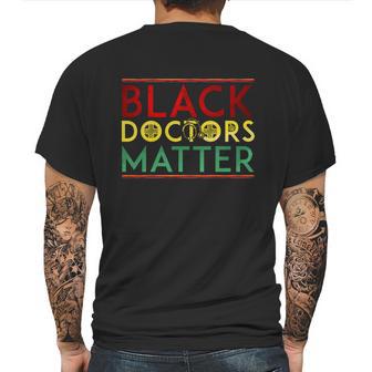 Vintage African Black Medical Doctors Med School Medicine Mens Back Print T-shirt | Favorety