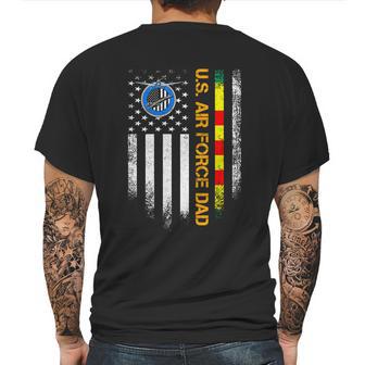 Vintage American Flag Proud Us Air Force Vietnam Veteran Dad Meaningful Gift Mens Back Print T-shirt | Favorety DE