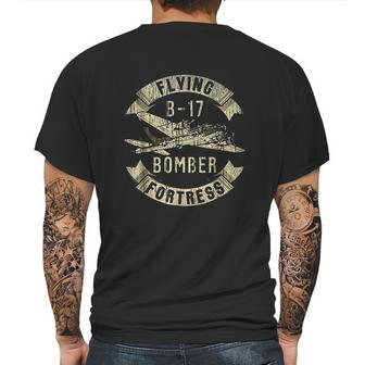 Vintage B17 Bomber Ww2 Plane Aviation Airplane Grunge Mens Back Print T-shirt | Favorety UK