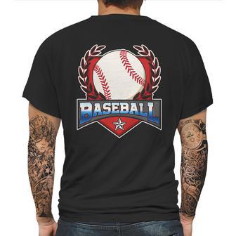 Vintage Baseball Fan Logo Mens Back Print T-shirt | Favorety DE