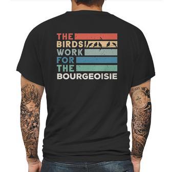 Vintage The Birds Work For The Bourgeoisie Mens Back Print T-shirt | Favorety UK