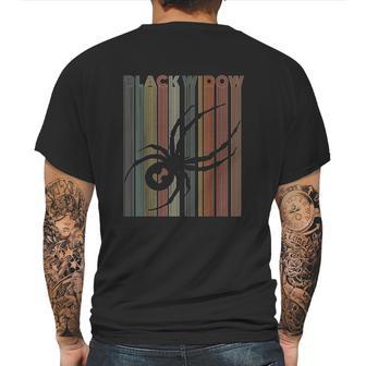 Vintage Black Widow Retro Spider Mens Back Print T-shirt | Favorety DE