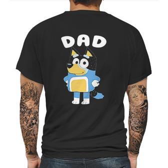 Vintage Bluey Dad Mens Back Print T-shirt | Favorety AU