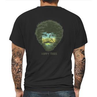 Vintage Bob Ross Happy Trees Multipe Exposure Mens Back Print T-shirt | Favorety UK