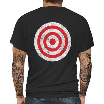 Vintage Bullseye Target Bulls Eye Funny Joke Mens Back Print T-shirt | Favorety UK