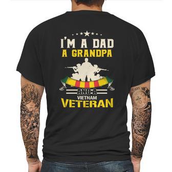 Vintage Dad Grandpa Vietnam Veteran Veteran Day Us Army Graphic Design Printed Casual Daily Basic Mens Back Print T-shirt | Favorety