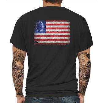 Vintage Flag American Victory 1776 Mens Back Print T-shirt | Favorety AU