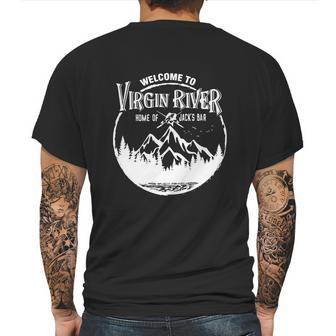 Vintage Jacks Bar Virgin River Mens Back Print T-shirt | Favorety UK